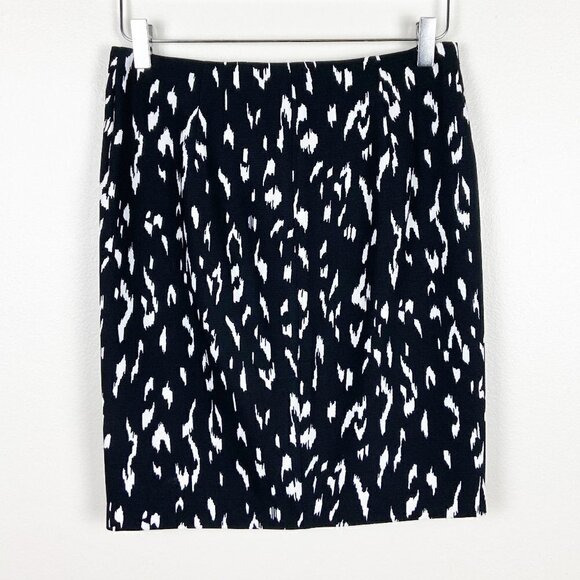 RACHEL ZOE |  Crop Top & Pencil Skirt Matching Set Black & White 4 - Picture 10 of 16